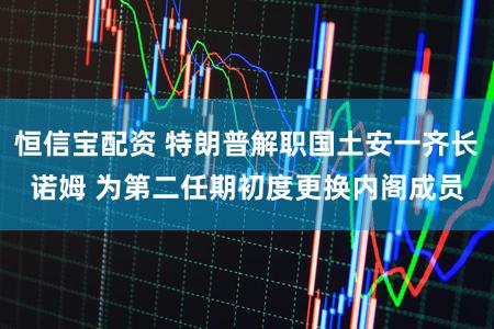 恒信宝配资 特朗普解职国土安一齐长诺姆 为第二任期初度更换内阁成员