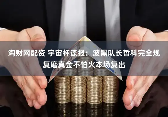 淘财网配资 宇宙杯谍报:波黑队长哲科完全规复磨真金不怕火本场复出